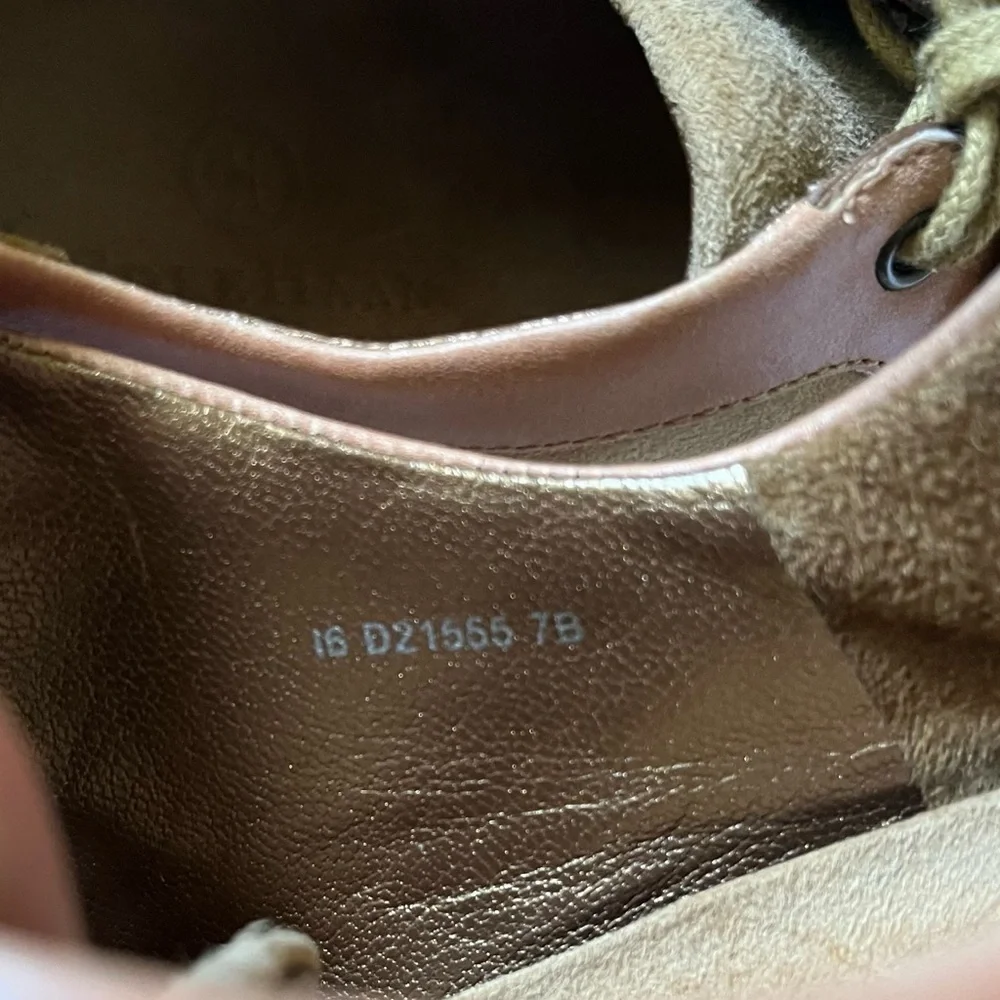 Cole Haan x Nike Air Beau Lace to Toe tan suede and peachy-pink leather sneakers
